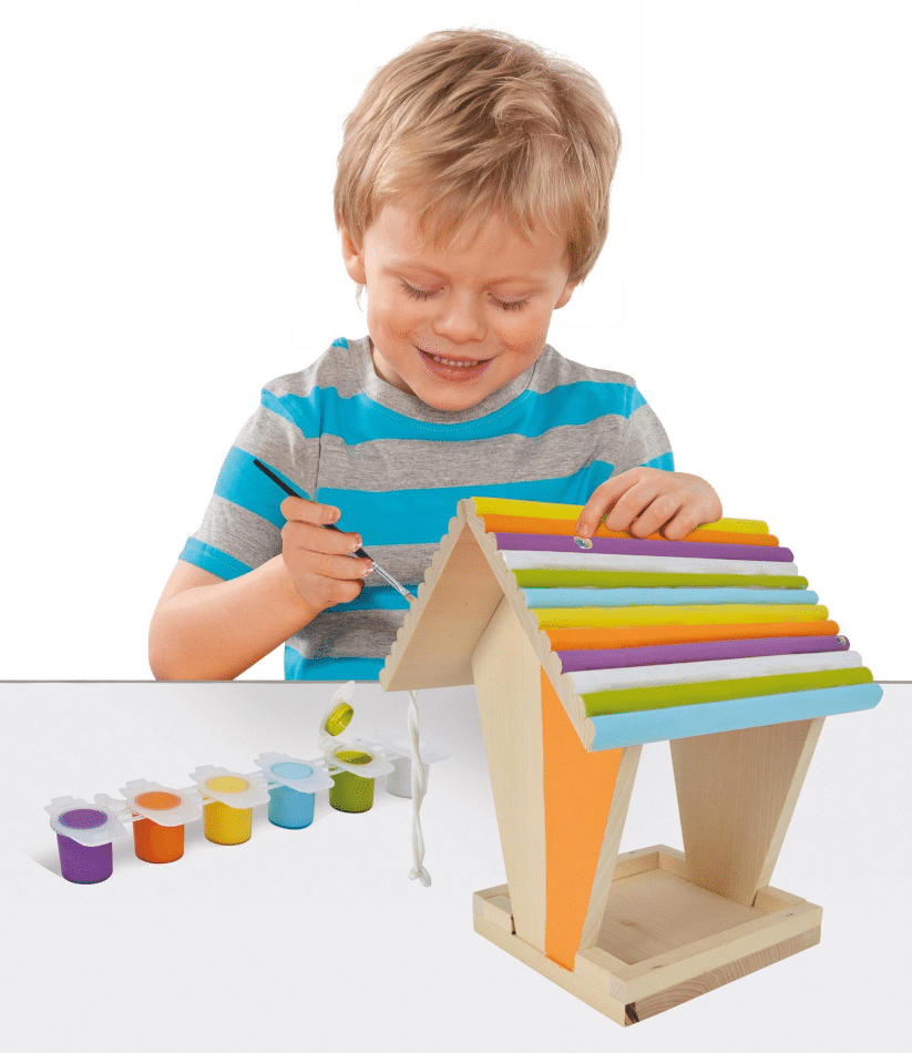 Bausatz Vogelhaus - Geschenk Enkelkind
