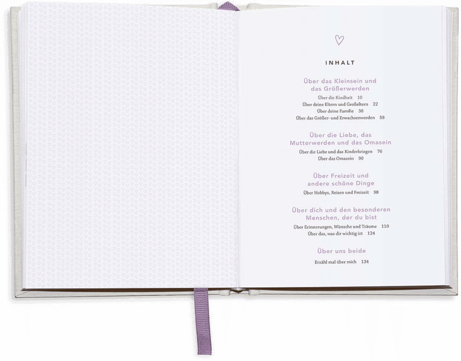 Geschenkbuch für Oma - Erinnerungsbuch