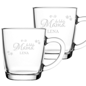 Teeglas mit Gravur muttertag geschenk