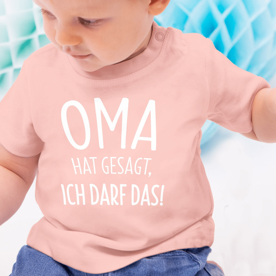 Geschenk Schwangerschaft zu verkünden - Baby T-shirt