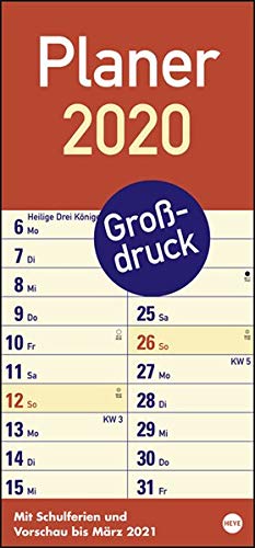 Kalender mit extra großen Zahlen und Buchstaben - Geschenk für Oma.de