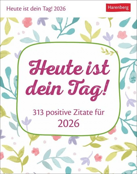Tagesabreißkalender positive Zitate - Geschenk für Oma Mutter