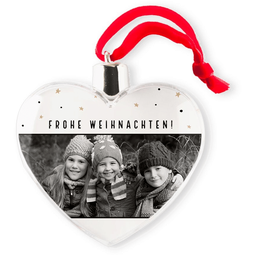 Weihnachtsschmuck mit Foto Weihnachtskugeln mit Foto - Geschenk für Oma Opa