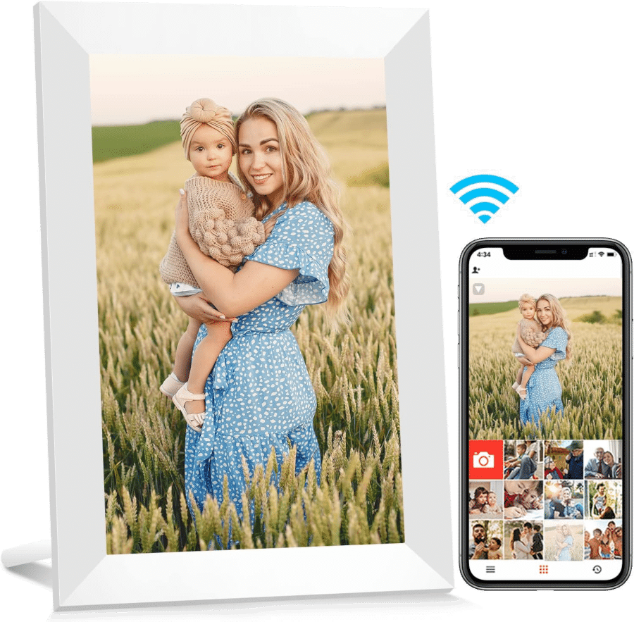 Digitaler Fotorahmen Frameo app WLAN WiFi