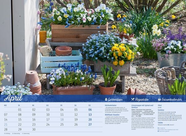 Garten Kalender - Kalender Frau