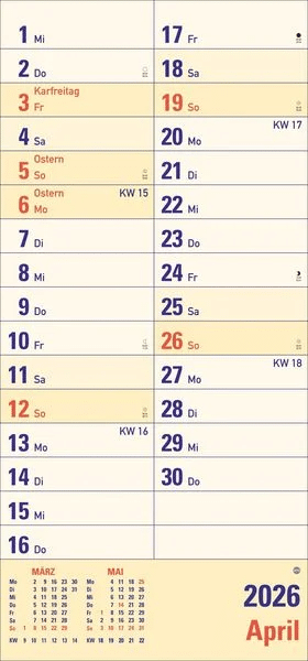 Kalender mit extra großen Zahlen Kalender mit extra großen Zahlen - Geschenk für Oma