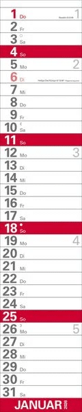 Geschenkidee Oma - Kalender extra großer Schrift Streifenkalender XL - Geschenk für Senioren