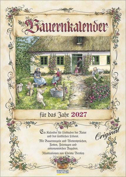 Bauernkalender - Geschenk für Oma Opa
